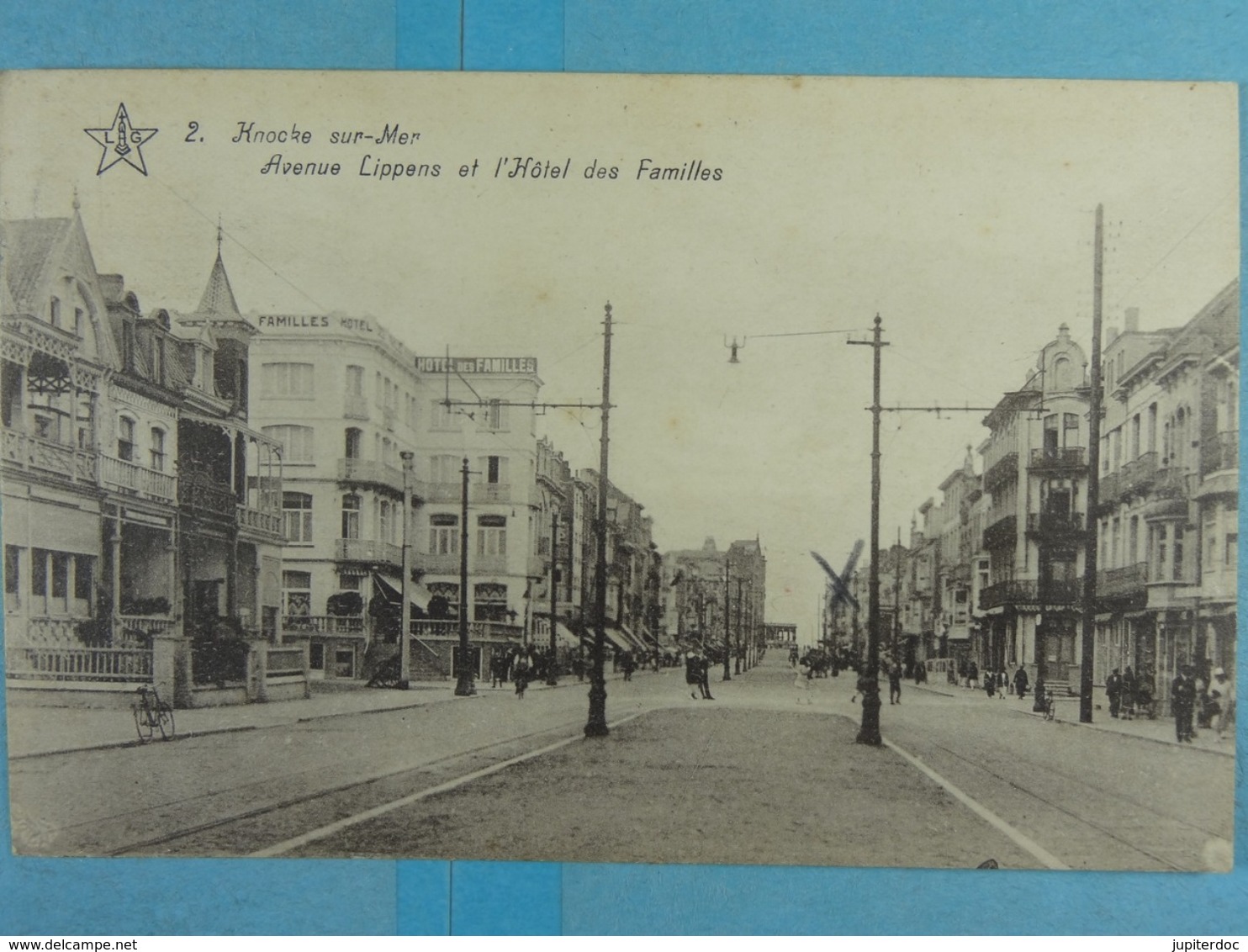 Knocke-sur-Mer Avenue Lippens Et L'Hôtel Des Familles - Knokke