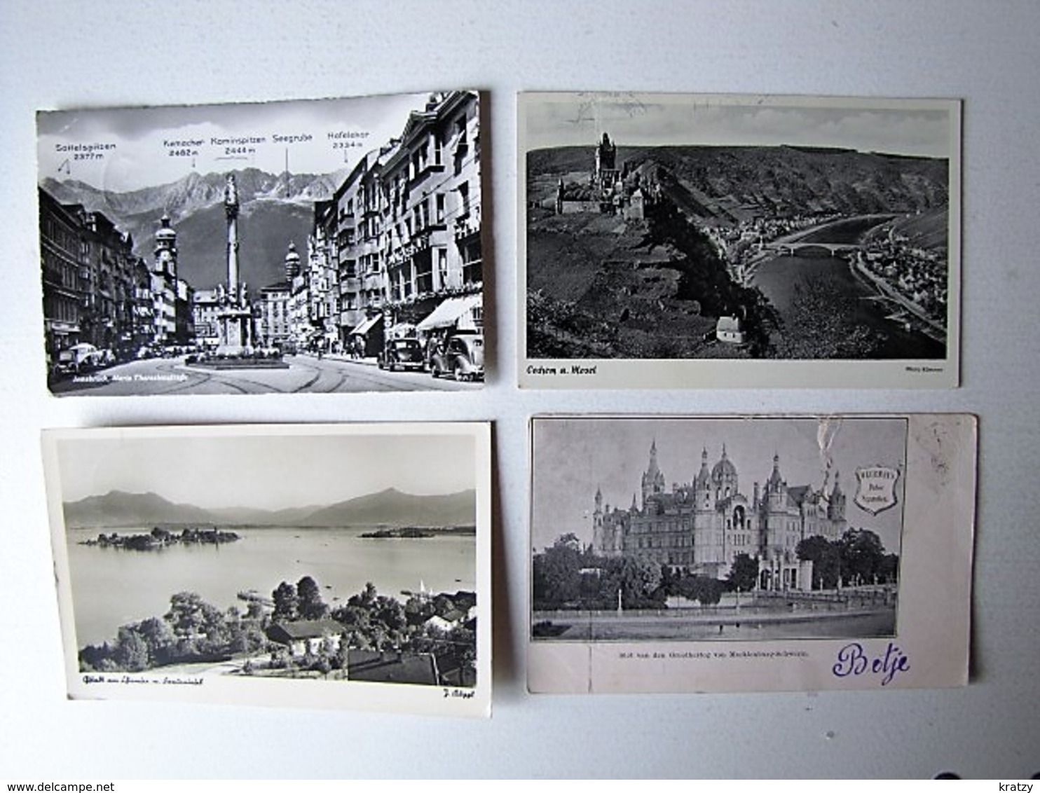 ALLEMAGNE ET AUTRICHE - LOT DE 50 Anciennes cartes postales