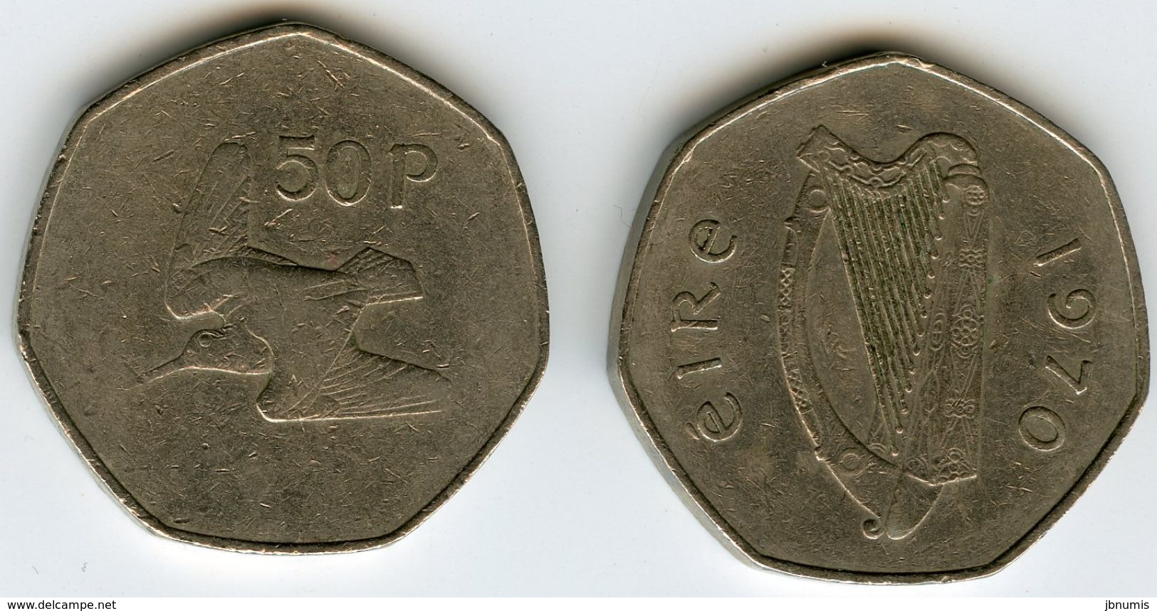 Irlande Ireland 50 Pence 1970 KM 24 - Ireland