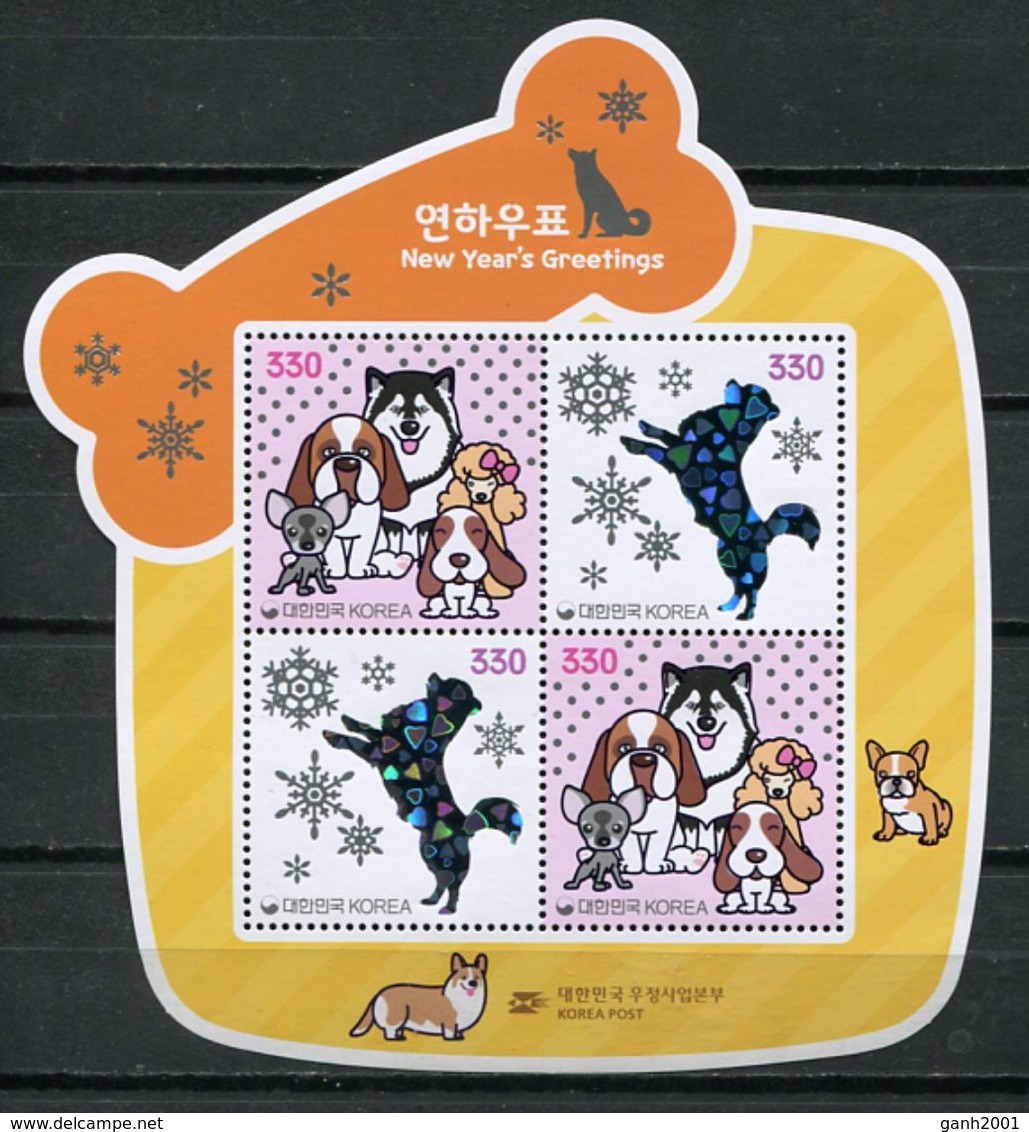 Korea South 2017 / Mammals Dogs New Year MNH Mamiferos Perros Hunde Chiens / Cu7318  31+ - Dogs