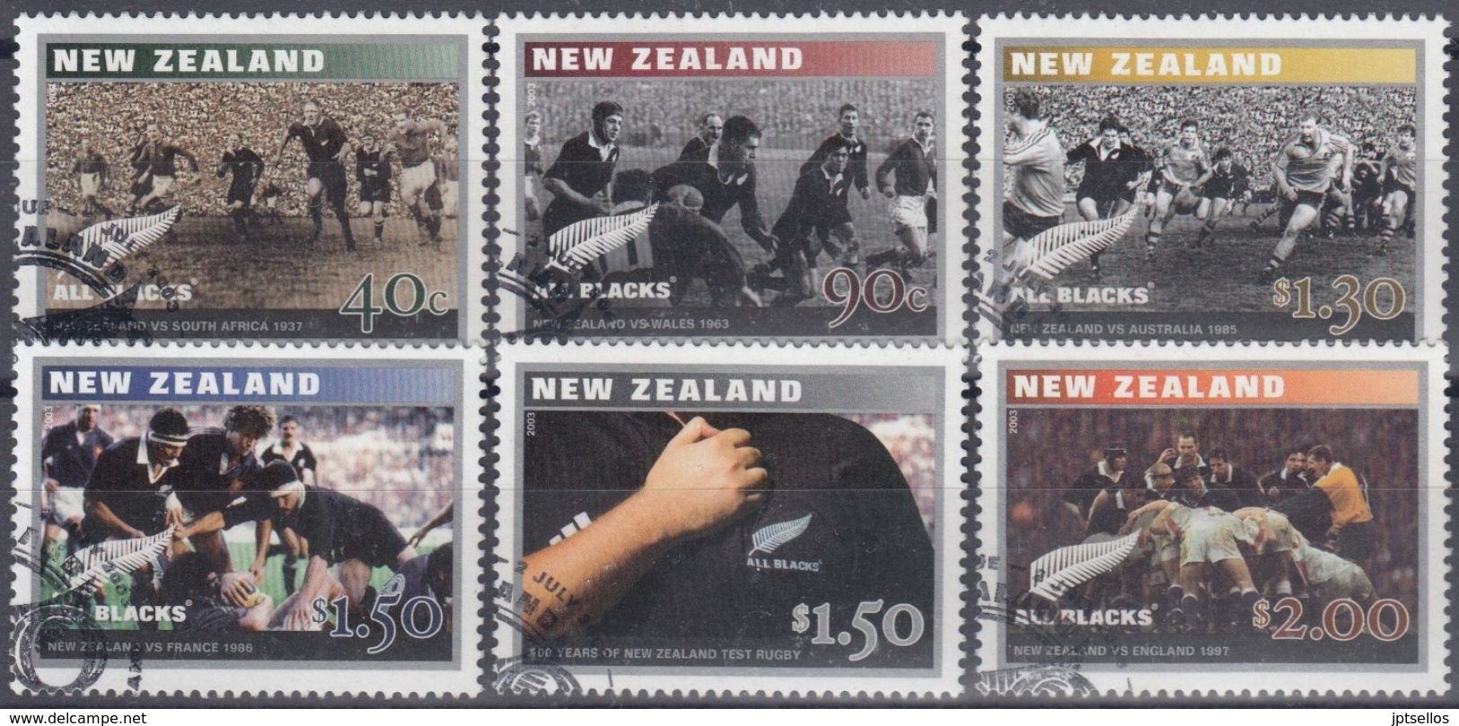 NUEVA ZELANDA 2003 Nº 2018/23 USADO - Used Stamps