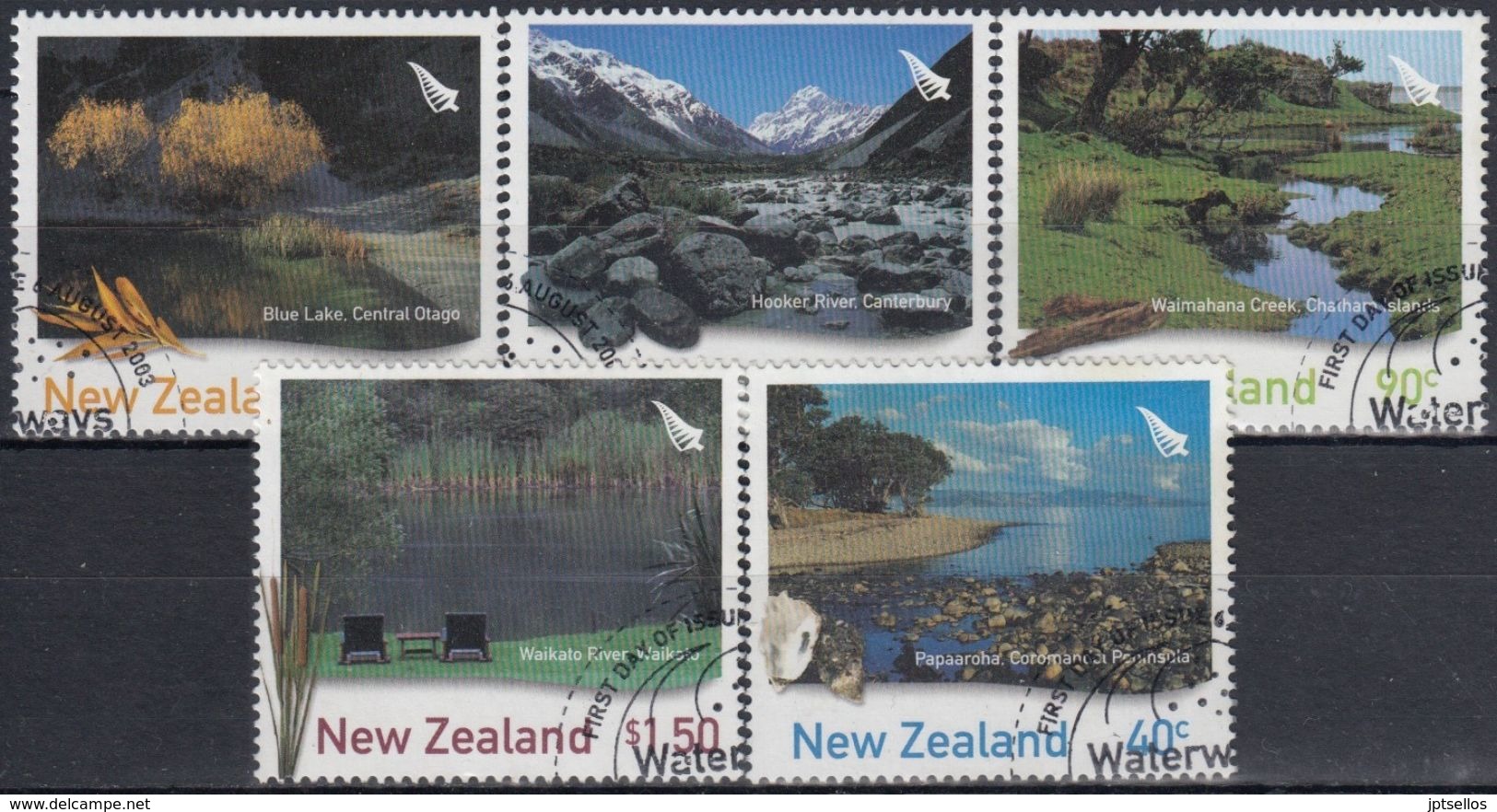 NUEVA ZELANDA 2003 Nº 2027/31 USADO - Used Stamps