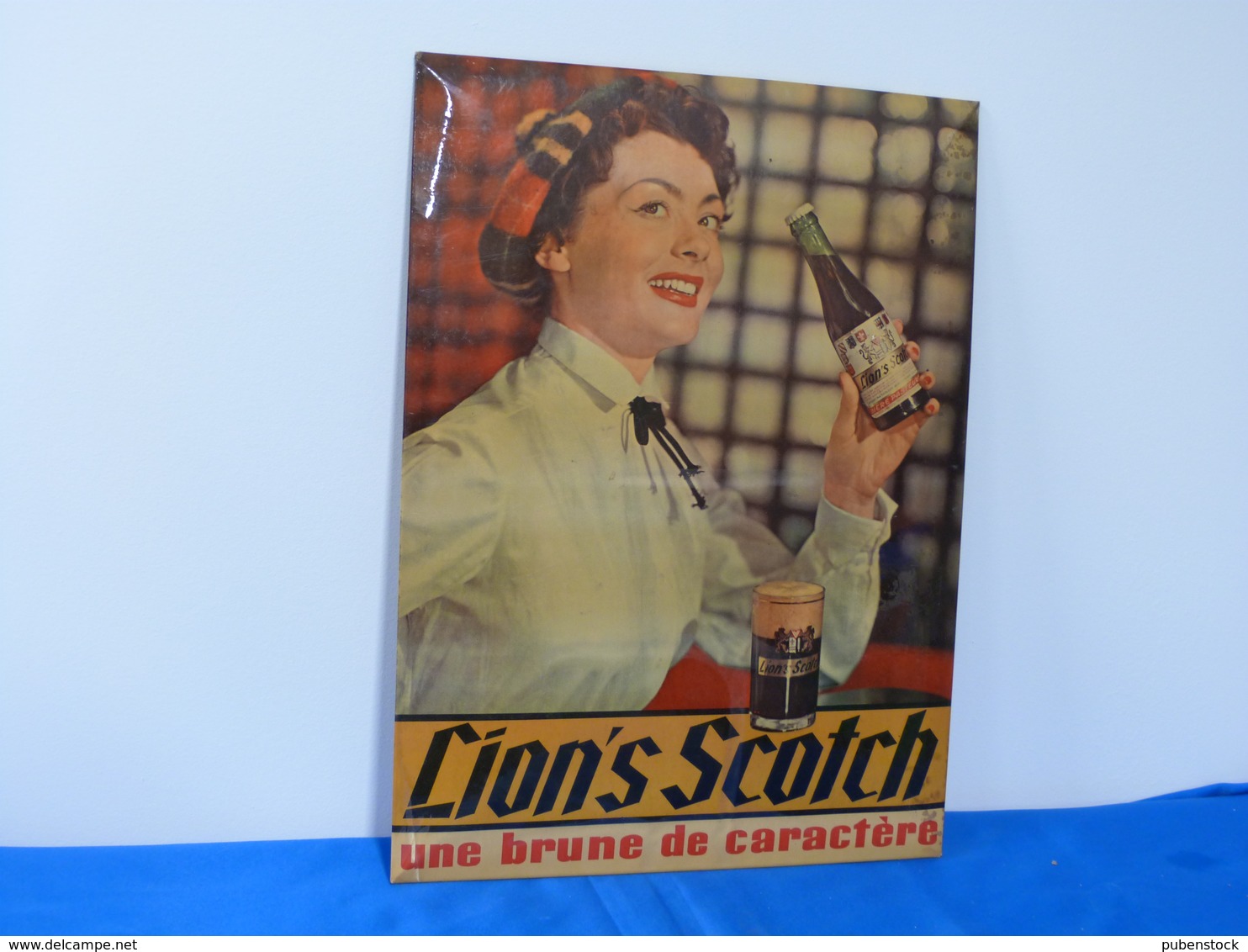Plaque Métal "BIERE LION'S SCOTCH" - Liquor & Beer