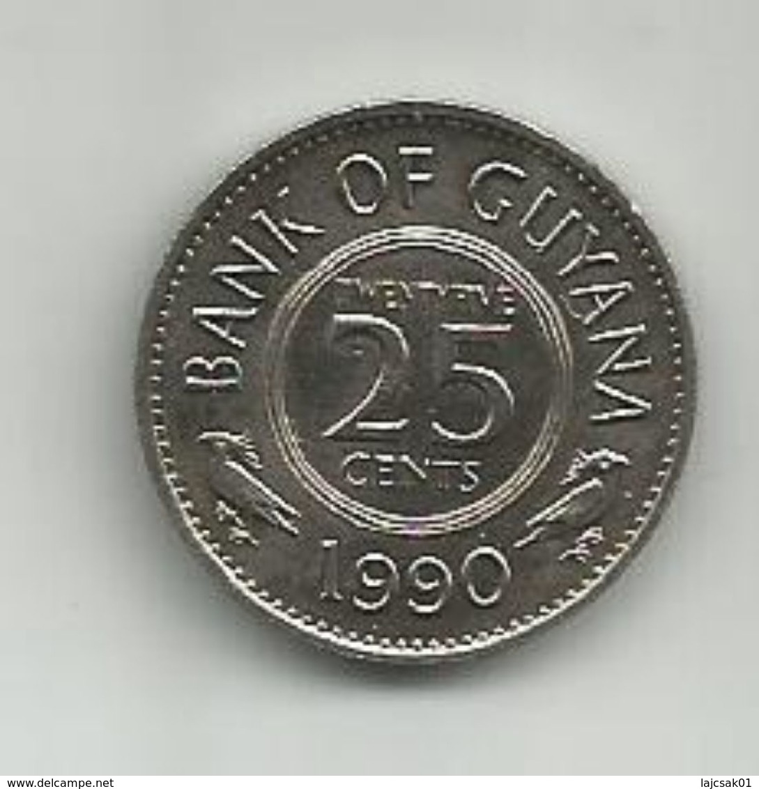 Guyana 25 Cents 1990. - Guyana