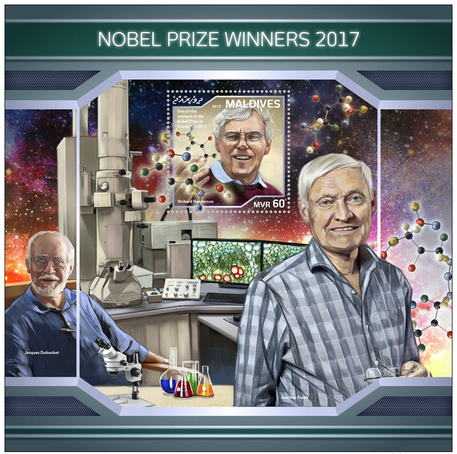 Maldives 2018 Nobel Prize Winners Chemistry S/S MLD18113b - Other & Unclassified