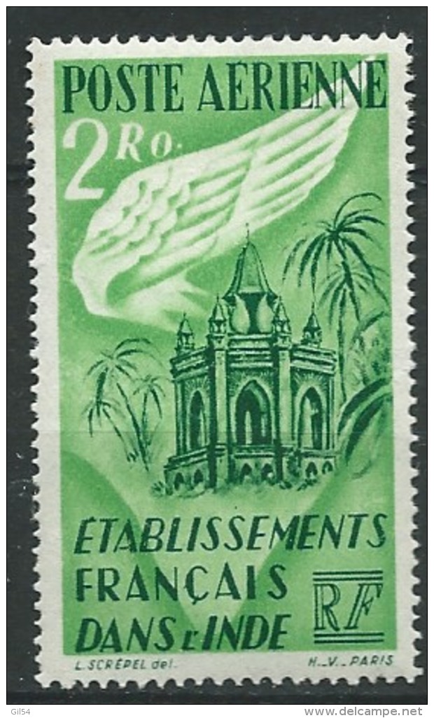 Inde Française - Aérien - Yvert N° 19 **  -  Pa10505 - Unused Stamps