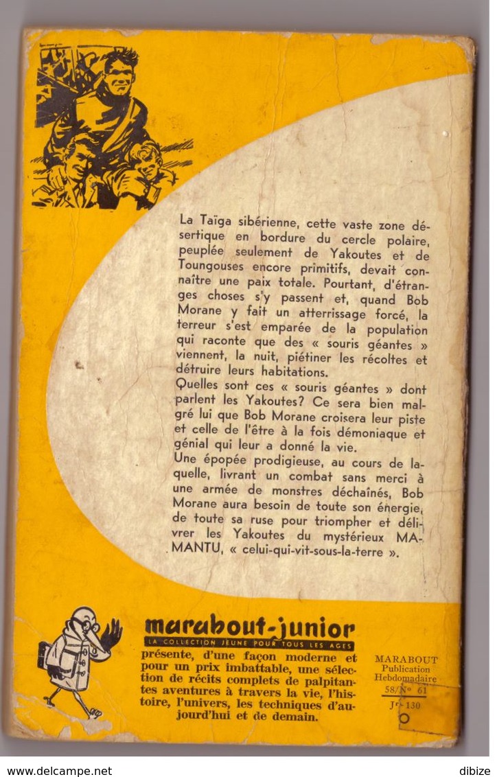 2 Récits De Bob Morane L'ombre Jaune Et Les Géants De La Taiga - Belgische Schrijvers