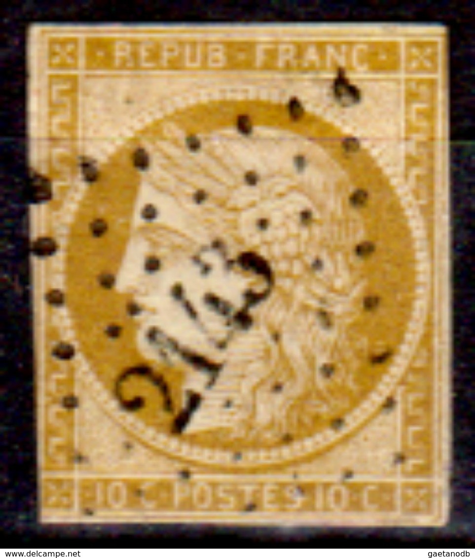 Francia-A0001 - 1849: Y&T N. 1 (o) Used - Senza Difetti Occulti. - 1849-1850 Cérès