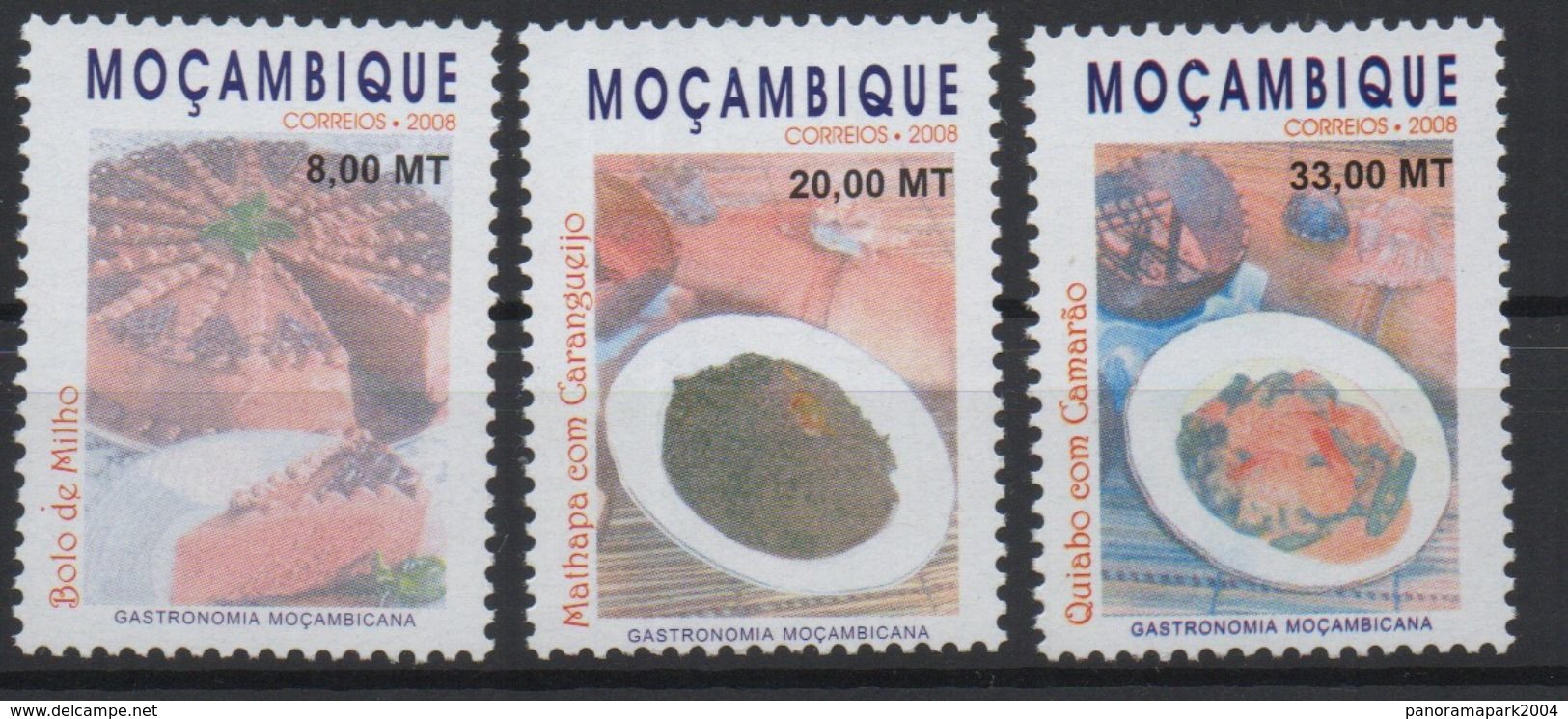 Moçambique Mozambique 2008 Mi. 3079-3081 - Gastronomy Gastronomie Küche Gastronomia MNH RARE - Mozambique
