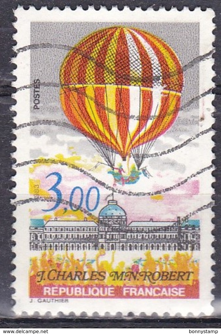 Francia, 1983 - 3fr Manned Flight Bicentenary - Nr.1864 Usato° - Gebruikt