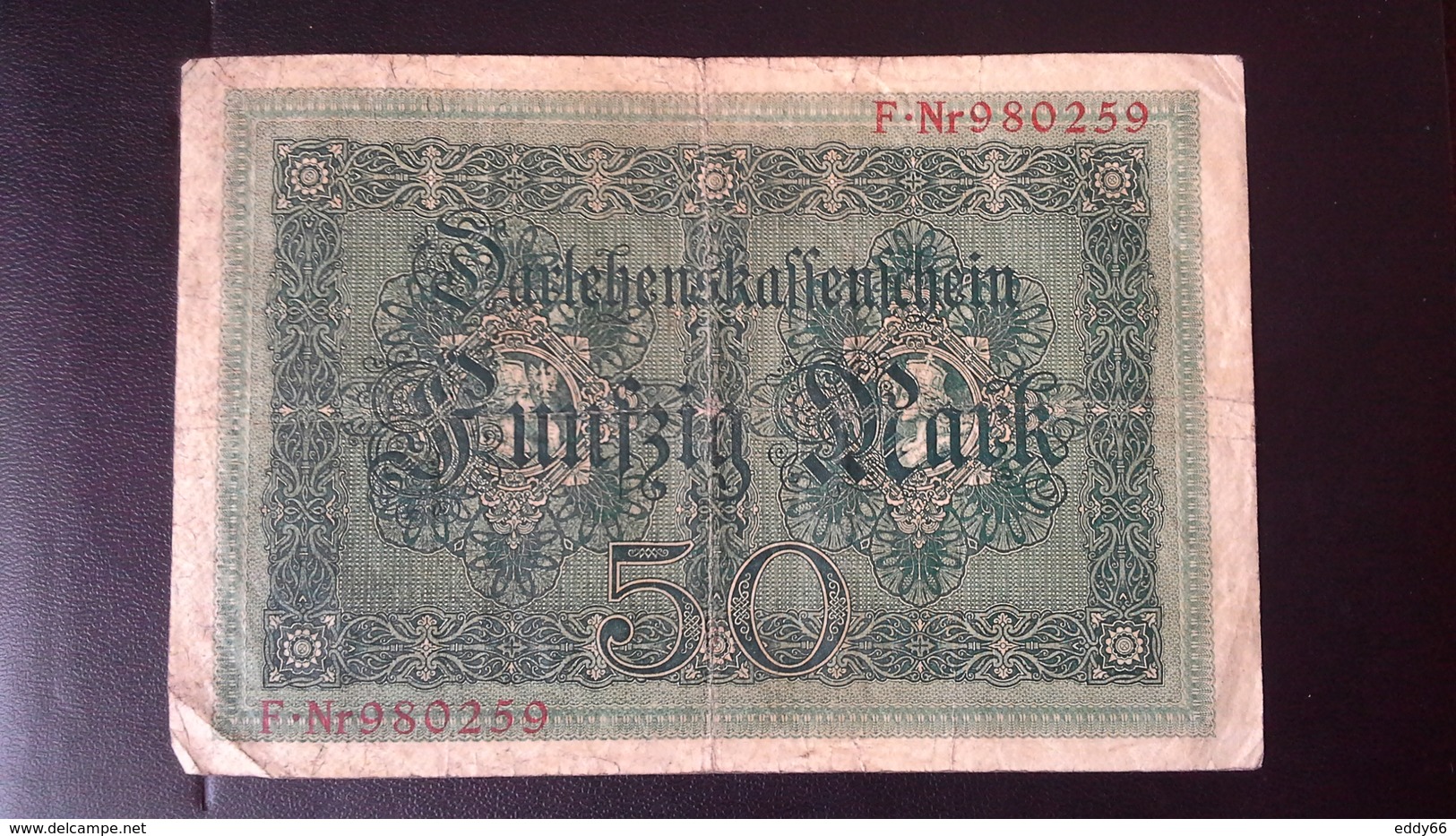 Deutsches Reich 50 Mark Darlehenskassenschein ( 5.8.1914) ( Rosenberg 50/ Pick 49) - 50 Mark