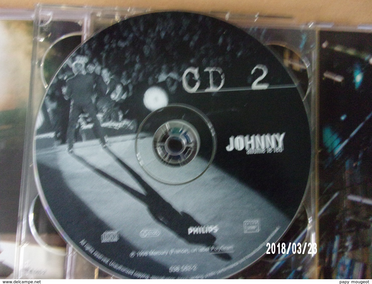 CD - Johnny Hallyday - Allume Le Feu Stade De France 1998 - Rock