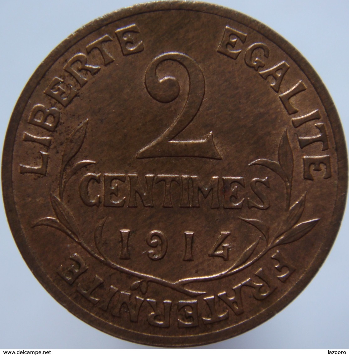 France 2 Centimes 1914 UNC - Autres & Non Classés