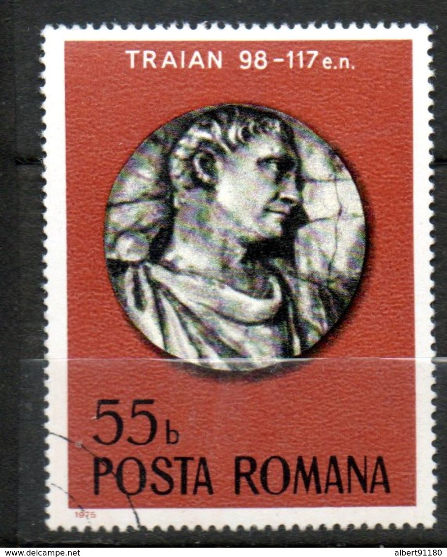 ROUMANIE  Empereur Trajan 1975 N°2901 - Used Stamps