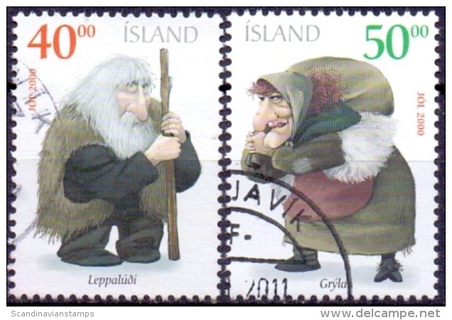 IJsland 2000 Kerstzegels GB-USED. - Used Stamps