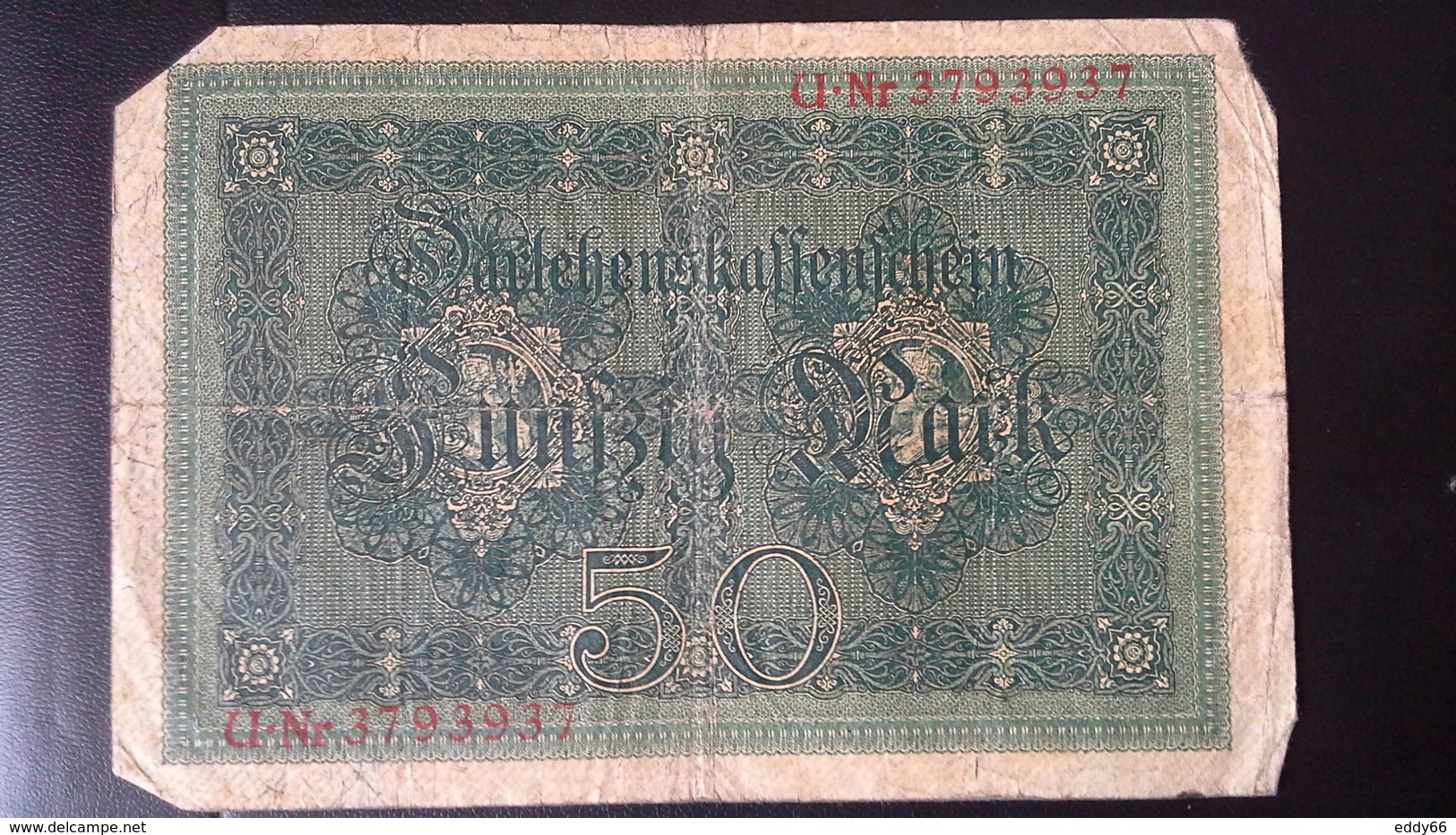 Deutsches Reich 50 Mark Darlehenskassenschein ( 5.8.1914) ( Rosenberg 50 B/ Pick 49) - 50 Mark