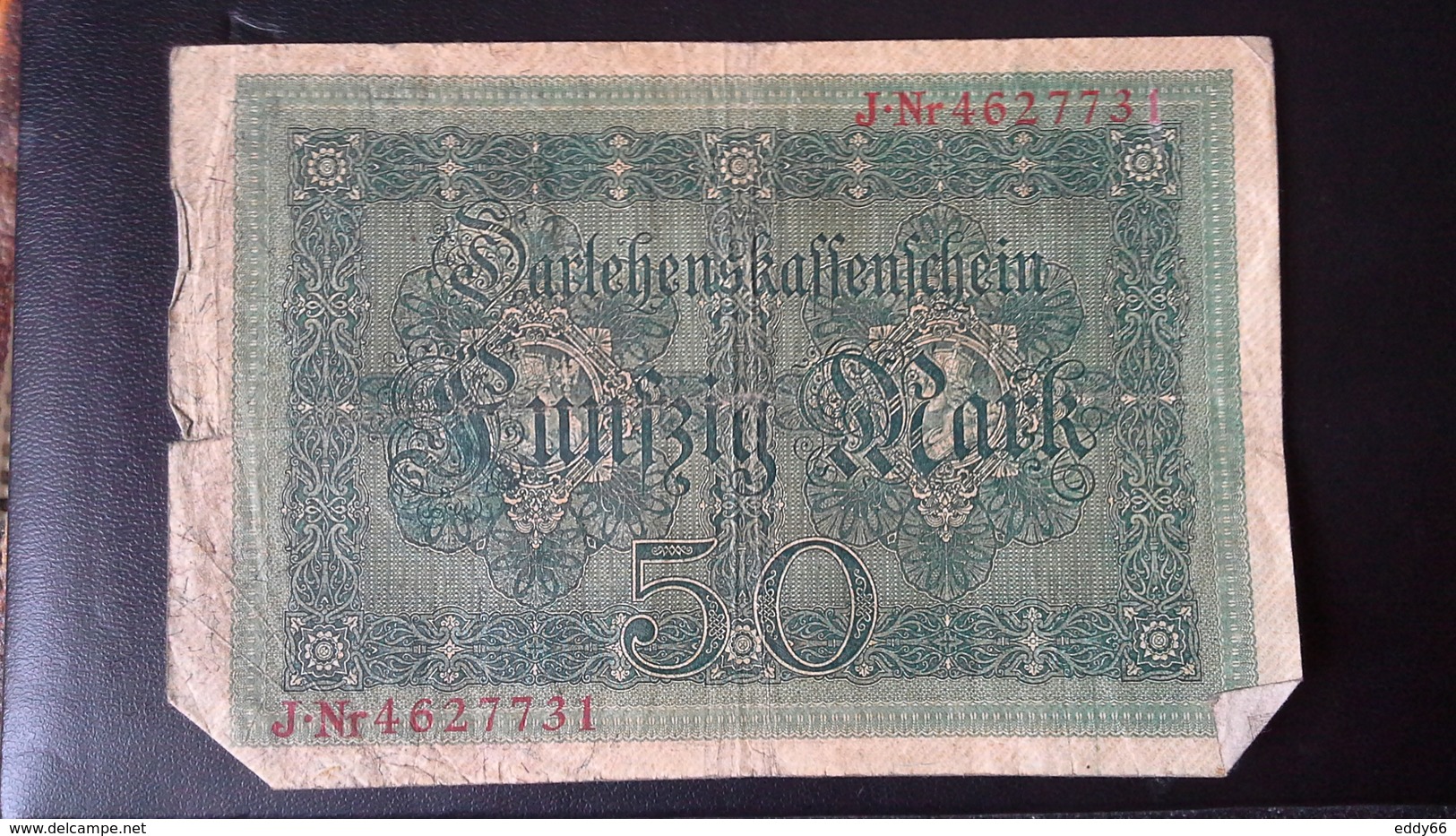 Deutsches Reich 50 Mark Darlehenskassenschein ( 5.8.1914) ( Rosenberg 50 B/ Pick 49) - 50 Mark