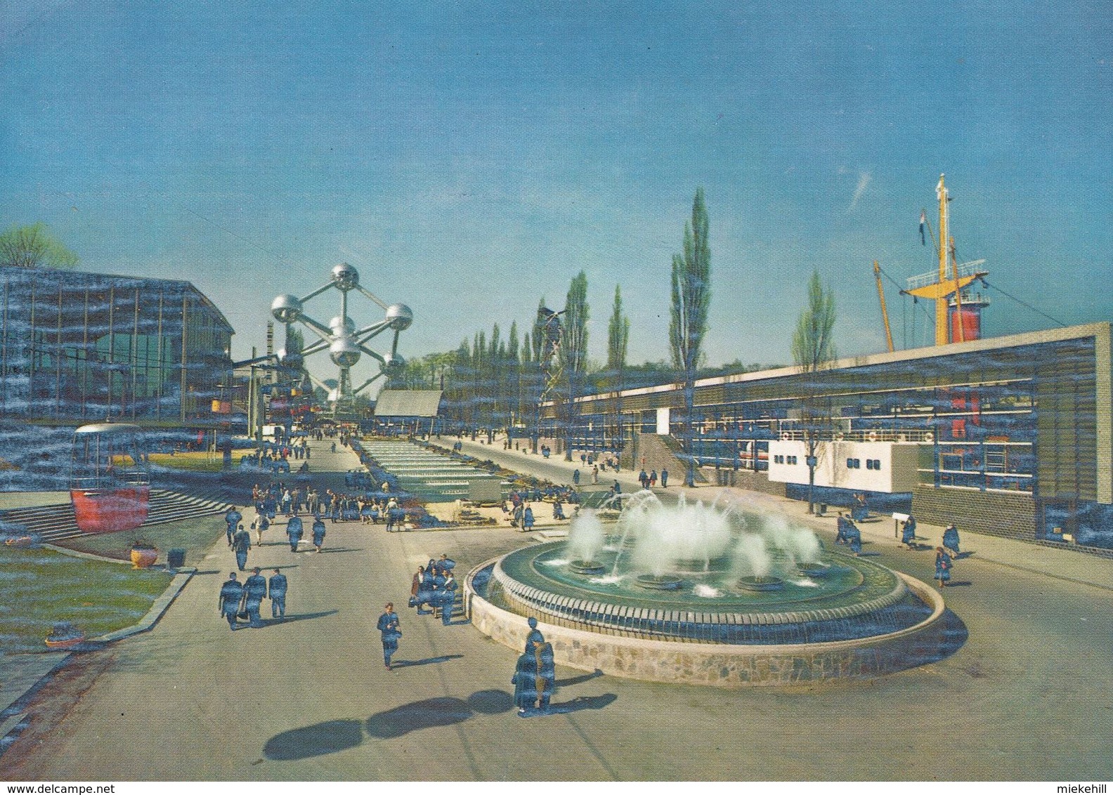 BRUXELLES-EXPOSITION UNIVERSELLE 1958-ATOMIUM-AVENUE DE BENELUX-expo 58-world Fair - Ausstellungen