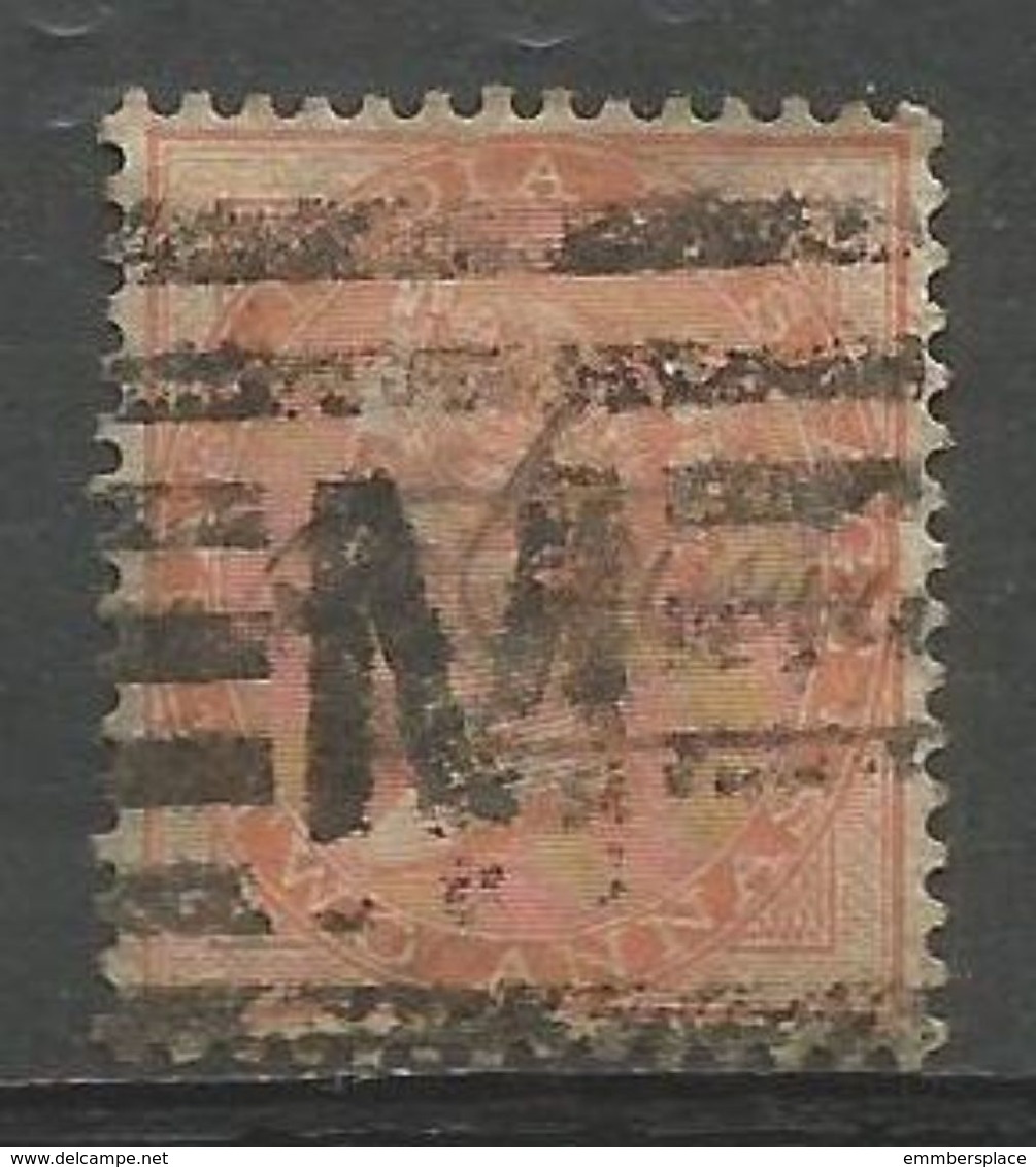 India  - 1865 Queen Victoria 2a Used   SG 63  Sc 23 - 1858-79 Crown Colony