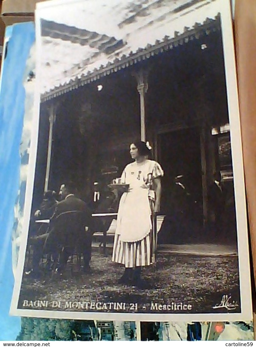 MONTECATINI TERME BAGNI MESCITRICE  RAGAZZA  FOTOGRAFICA (PISTOIA) N1910 GQ386 - Pistoia