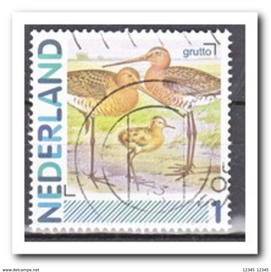 Nederland, Gestempeld USED, Birds - Timbres Personnalisés