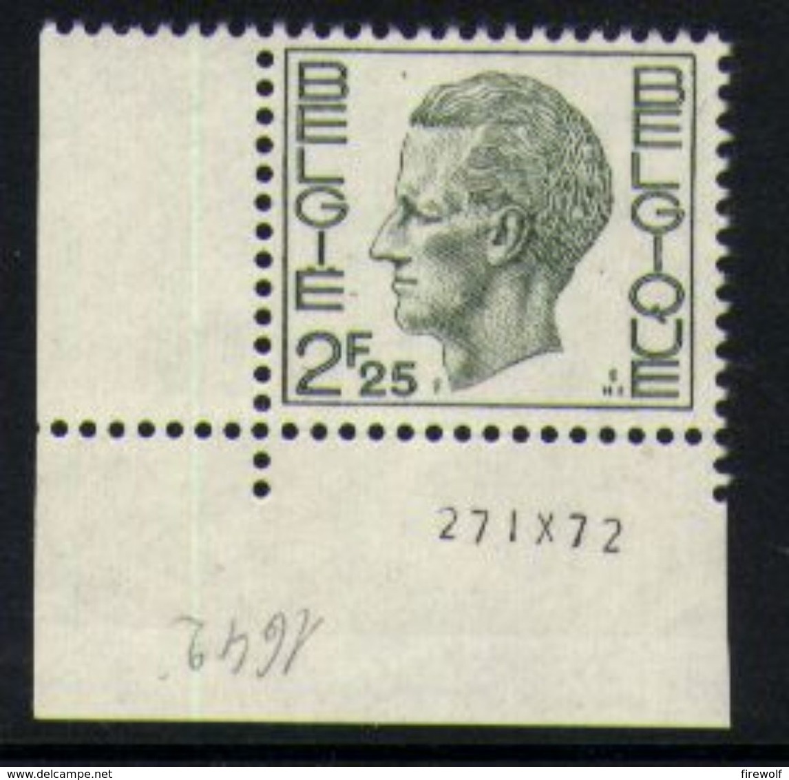 A27 - Belgium - Elström - 1972 - OBP 1642 Fosfor MNH - Hoekdatum Drukdatum - Dated Corners