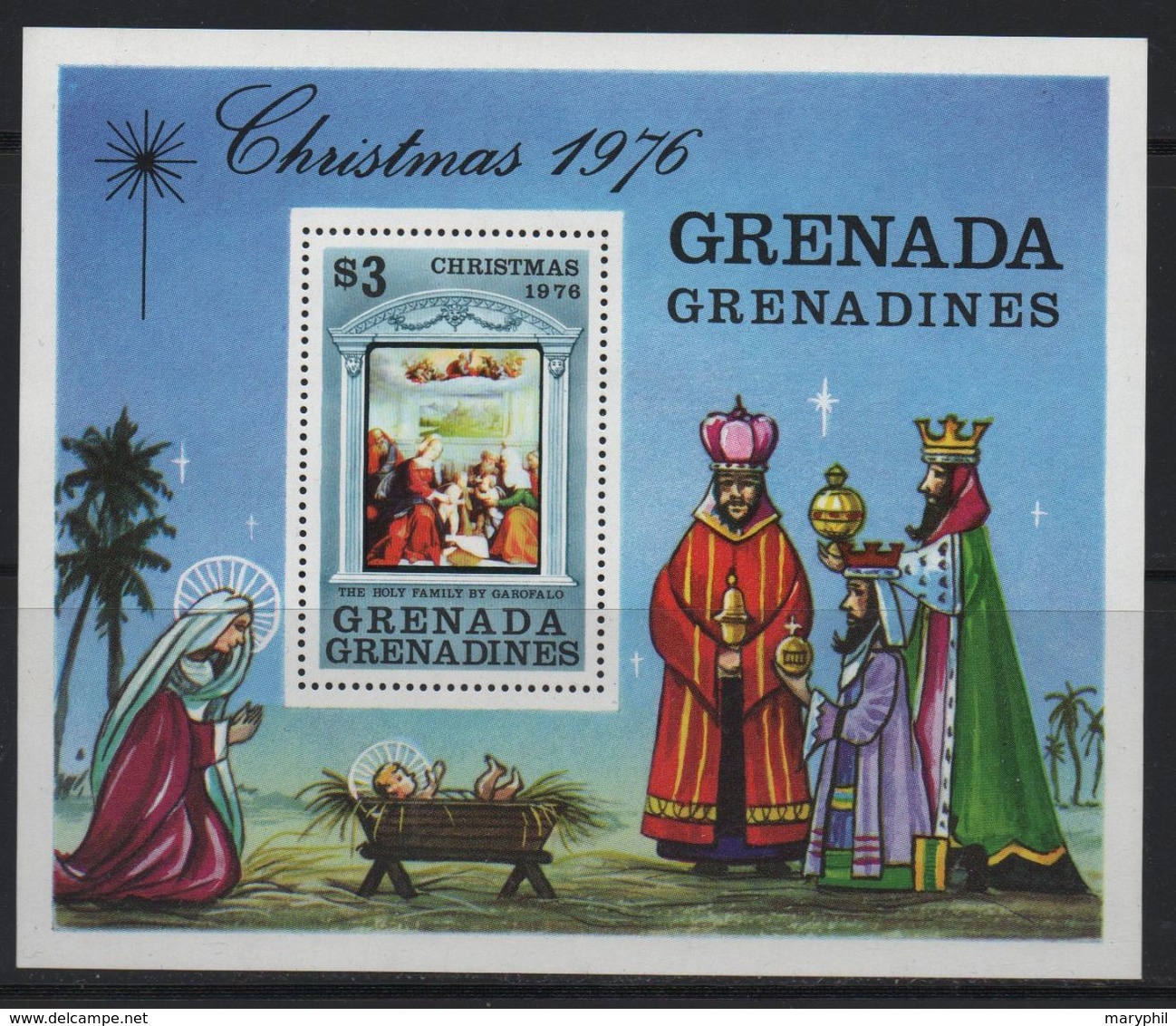 LOT 680 -  GRENADE GRENADINES  BF    N° 24 ** -  PEINTURE  :  RELIGIEUX (crèche) - Religione