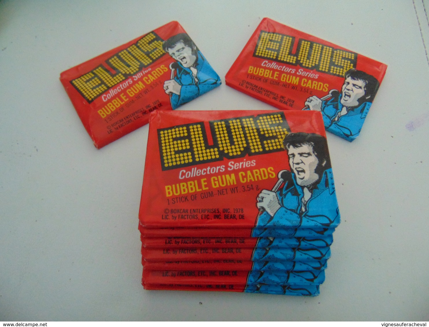 Carte Elvis Presley By Donruss 1978 Dans Emballage Original (o Paquets Avec Gomme) - Catálogos