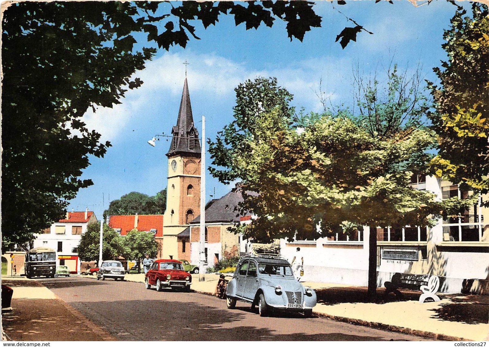 94-L'HAY-AUX-ROSES - L'EGLISE ET LA POSTE - L'Hay Les Roses