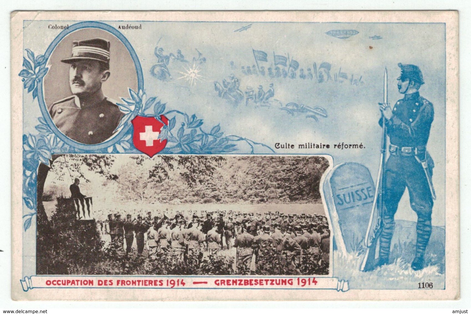 Militaire // Armée Suisse // Occupation Des Frontières 1914 - Guerra 1914-18