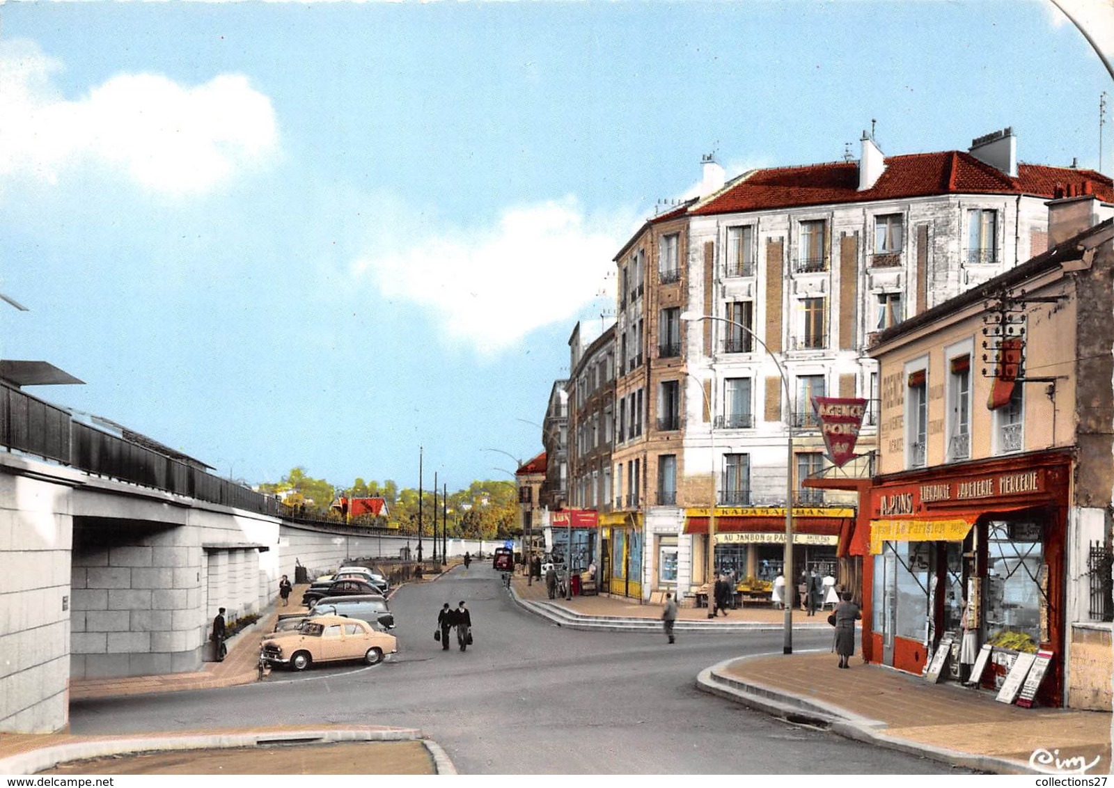 94-SAINT-MAUR-DES-FOSSES- CARREFOUR DU PONT DE CHEMIN DE FER ET L'AVENUE LECLERC - Saint Maur Des Fosses