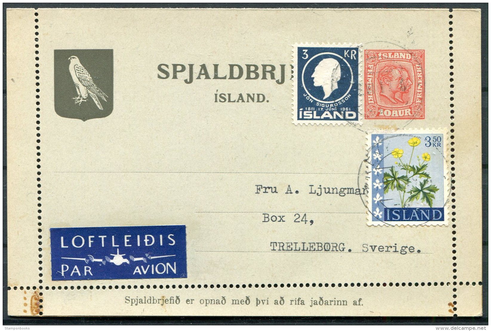 Iceland Lettercard Stationery - Covers & Documents