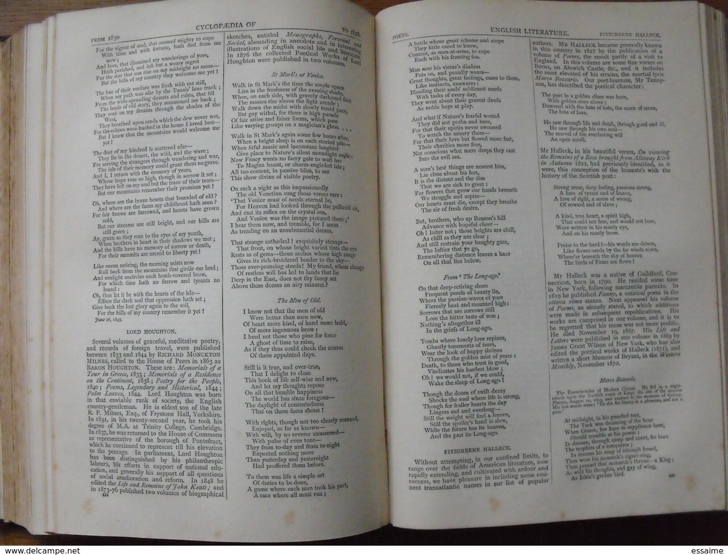 chambers's cyclopaedia of english literature. 1879 en 2 volumes