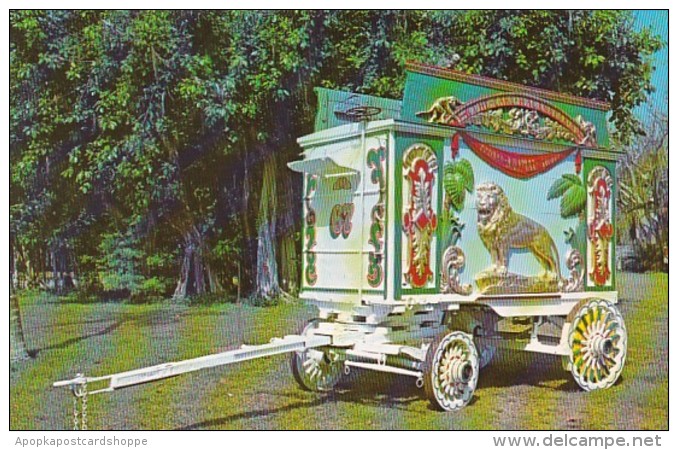 Florida Sarasota Lion Tableau Circus Wagon Ringling Museum Of The Circus - Sarasota