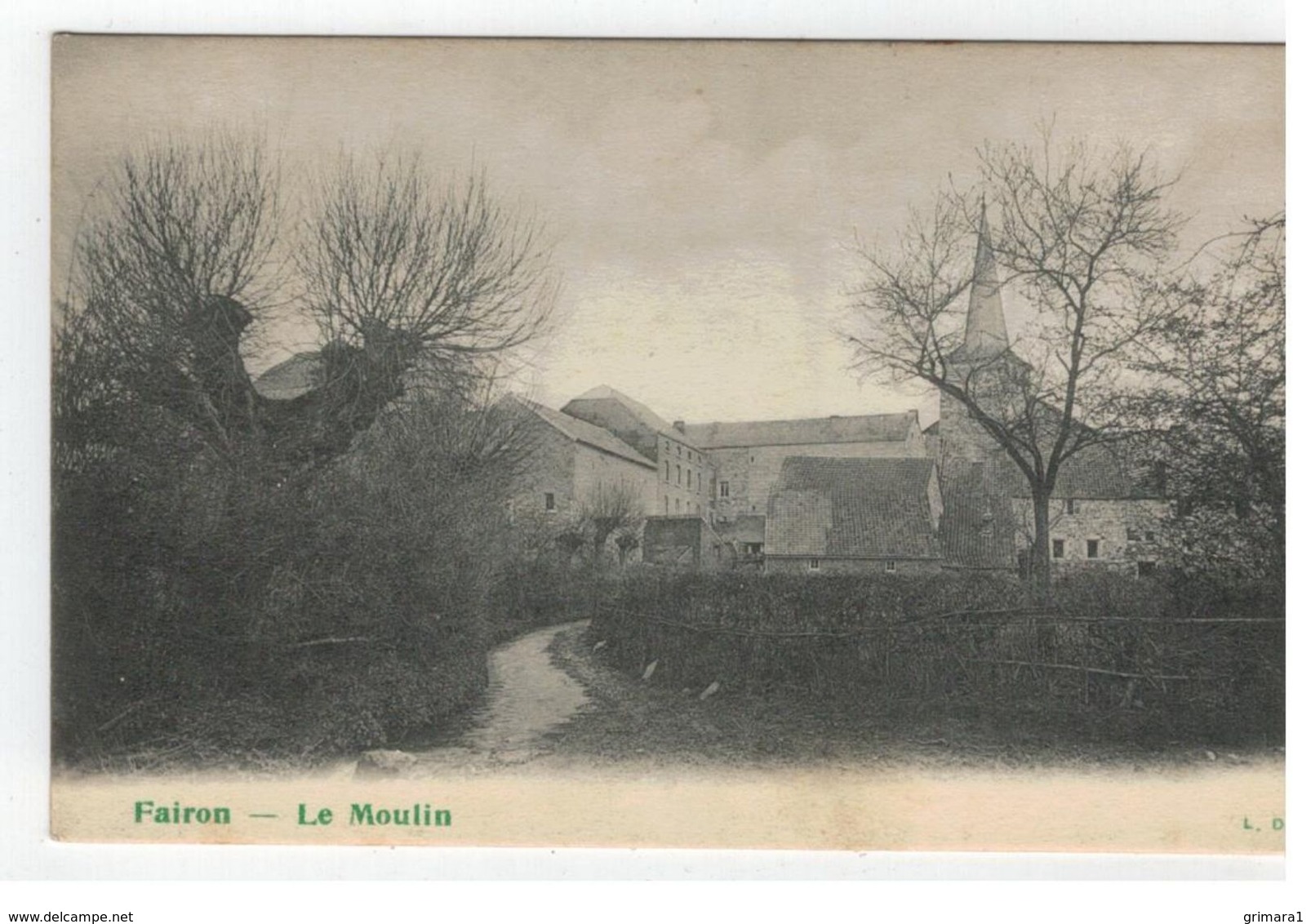 Fairon - Le Moulin     1920 - Hamoir