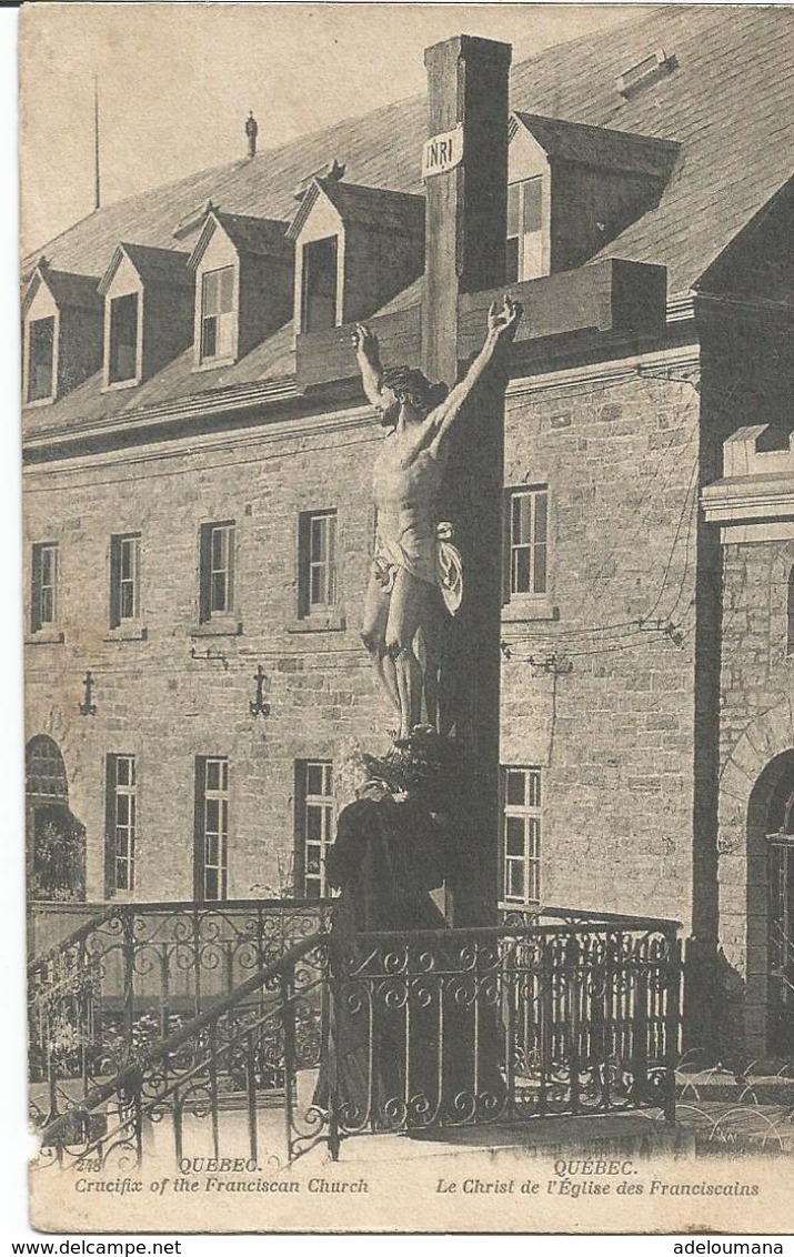 QIUEBEC  -  LE CHRIST DE L'EGLISE DES FRANCISCAINS - Québec – Les Portes