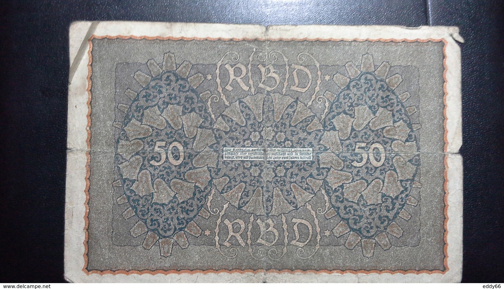 Deutsches Reich 50 Mark  ( 24.6.1919) ( Rosenberg 62 D/ Pick 66) - 50 Mark