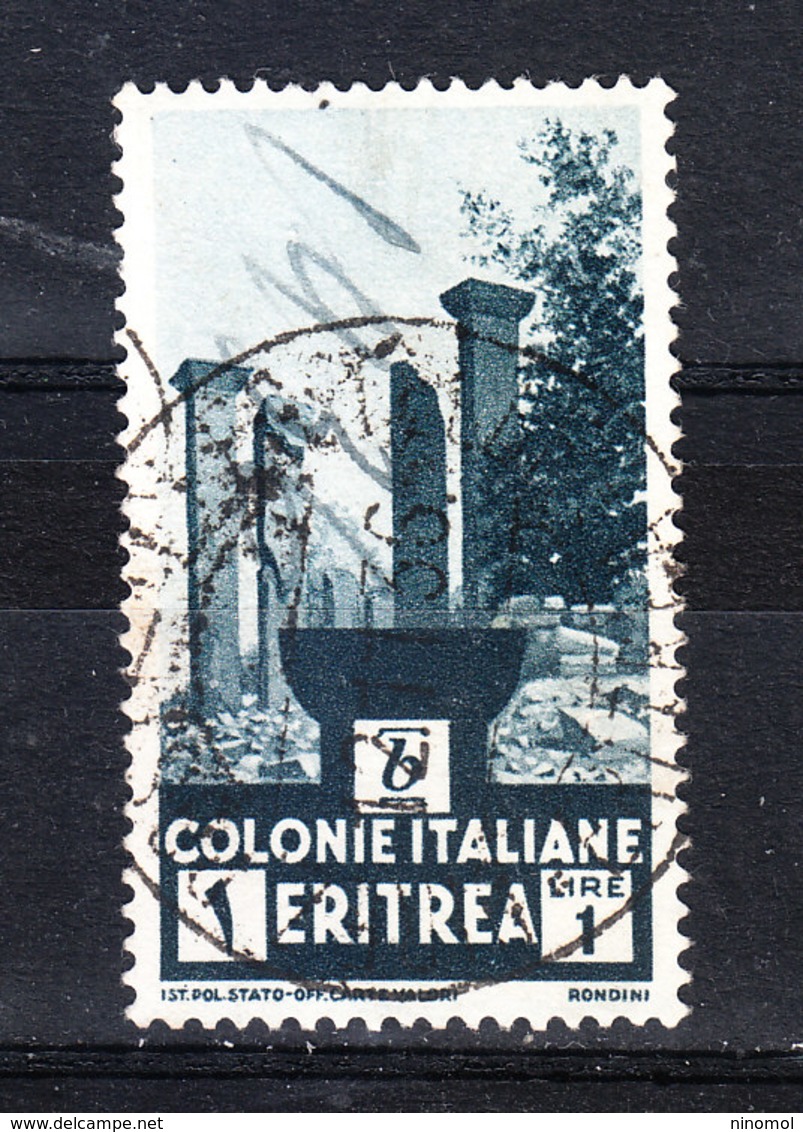 Eritrea   -  1933. Colonne Romane.  Roman Columns. - Archeologia