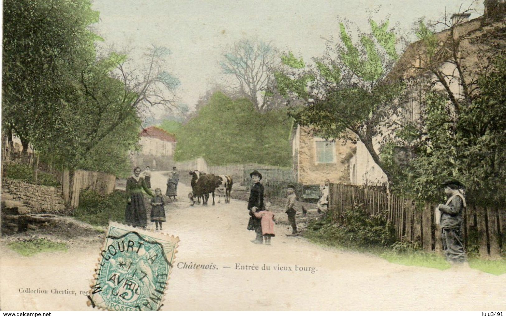 CPA - CHATENOIS (88) - Aspect De L'entrée Du Vieux Bourg En 1904 - Chatenois