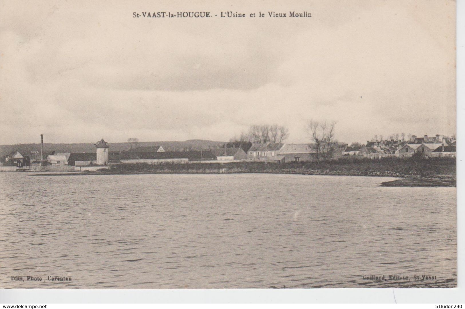 CPA Saint-Vaast-la-Hougue (St-Vaast) - L'usine Et Le Vieux Moulin - Saint Vaast La Hougue