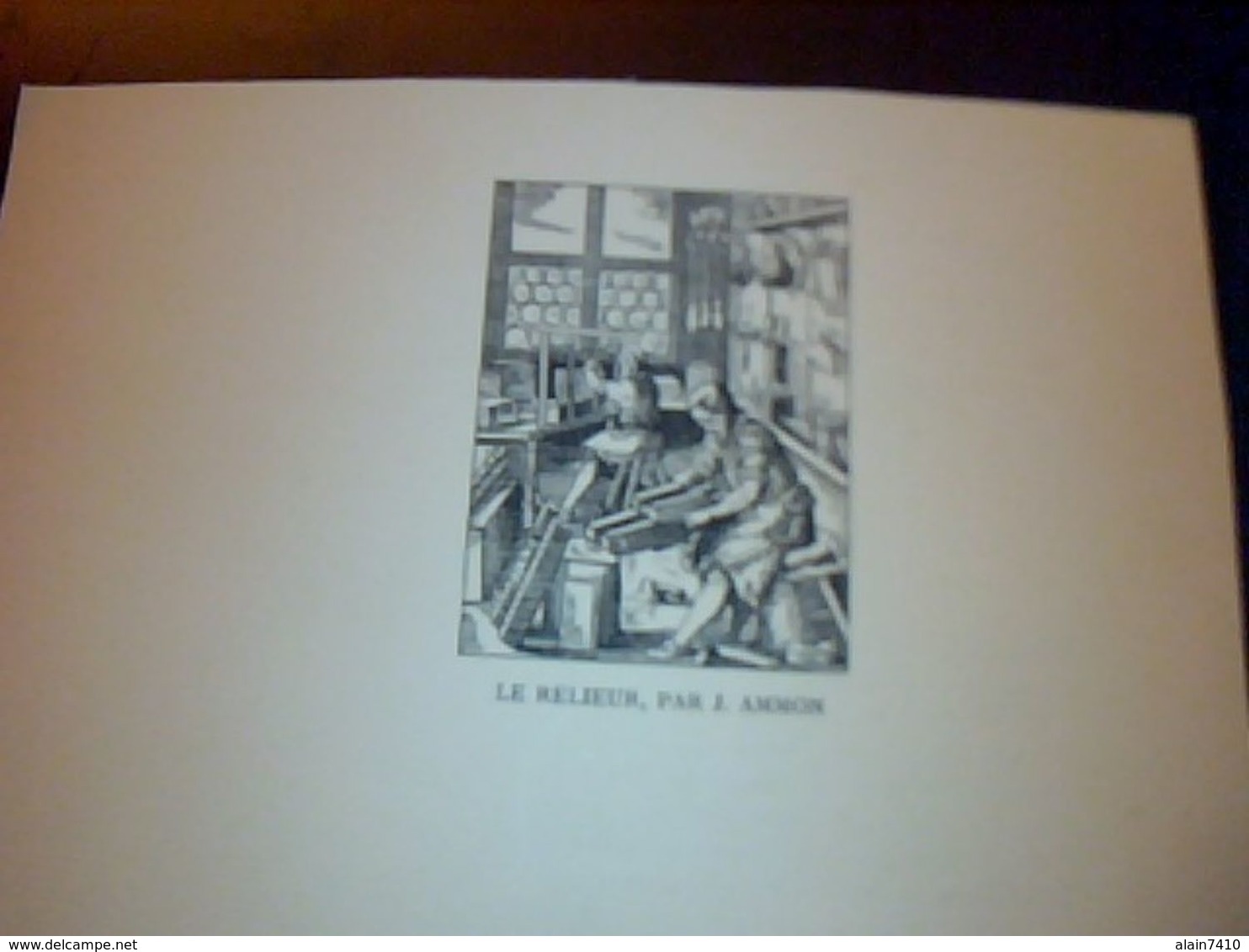 Ex Libris " Le Relieur " Par J.ammon - Exlibris