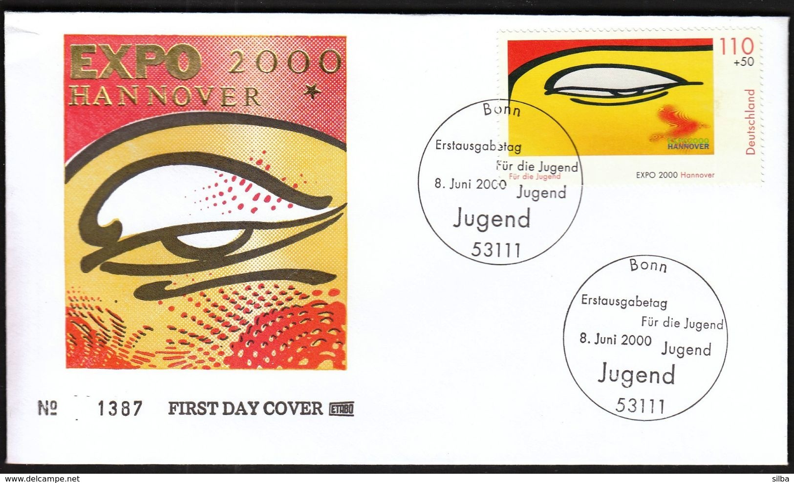 Germany Bonn 2000 / For Youth / EXPO 2000 Hannover / Jugend / FDC - 2000 – Hannover (Deutschland)