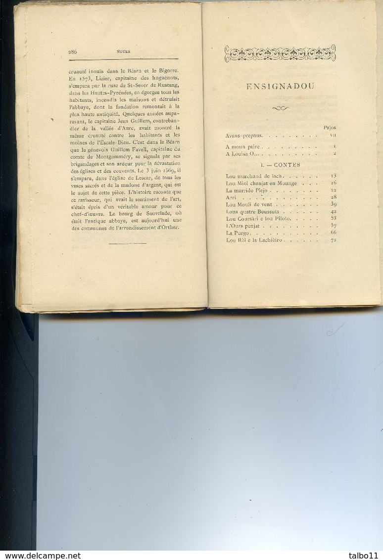 Las Vesprados De Clairac - Gabriel Azaîs (Felibre  De Beziers) - 1874 - Avant Propos De Roumanille - N° 165/300 - 1801-1900