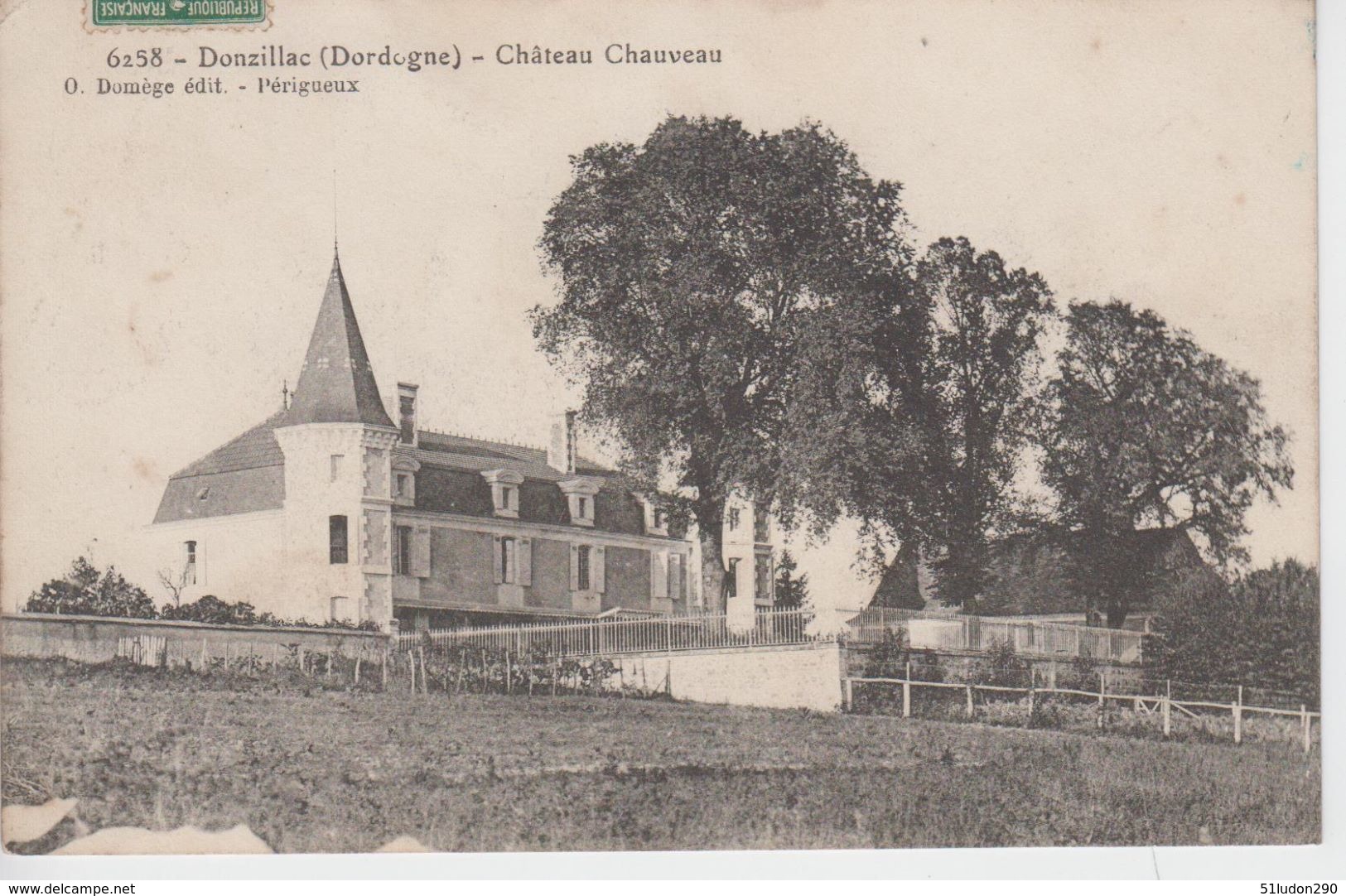 CPA Donzillac - Château Chauveau - Otros & Sin Clasificación