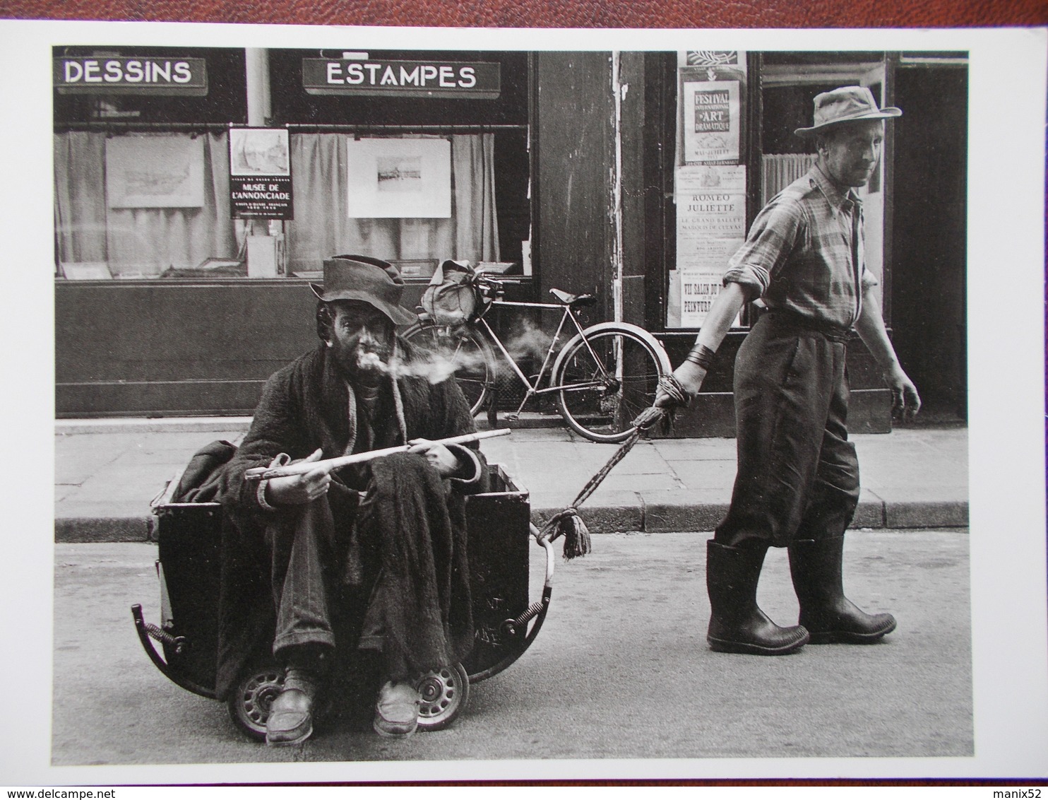 PHOTOGRAPHE - Robert DOISNEAU - Le Baron Wiliam Et Son Chauffeur. - Doisneau