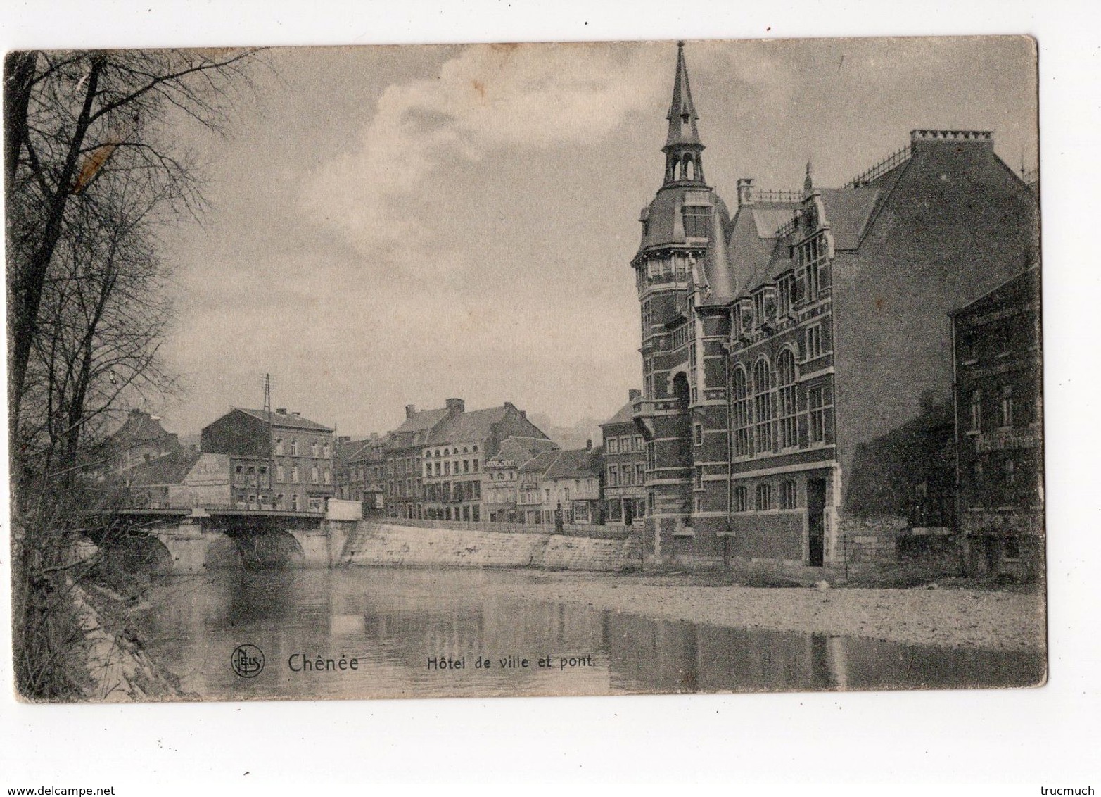 1 - CHENEE  -  Hôtel De Ville Et  Pont - Luik