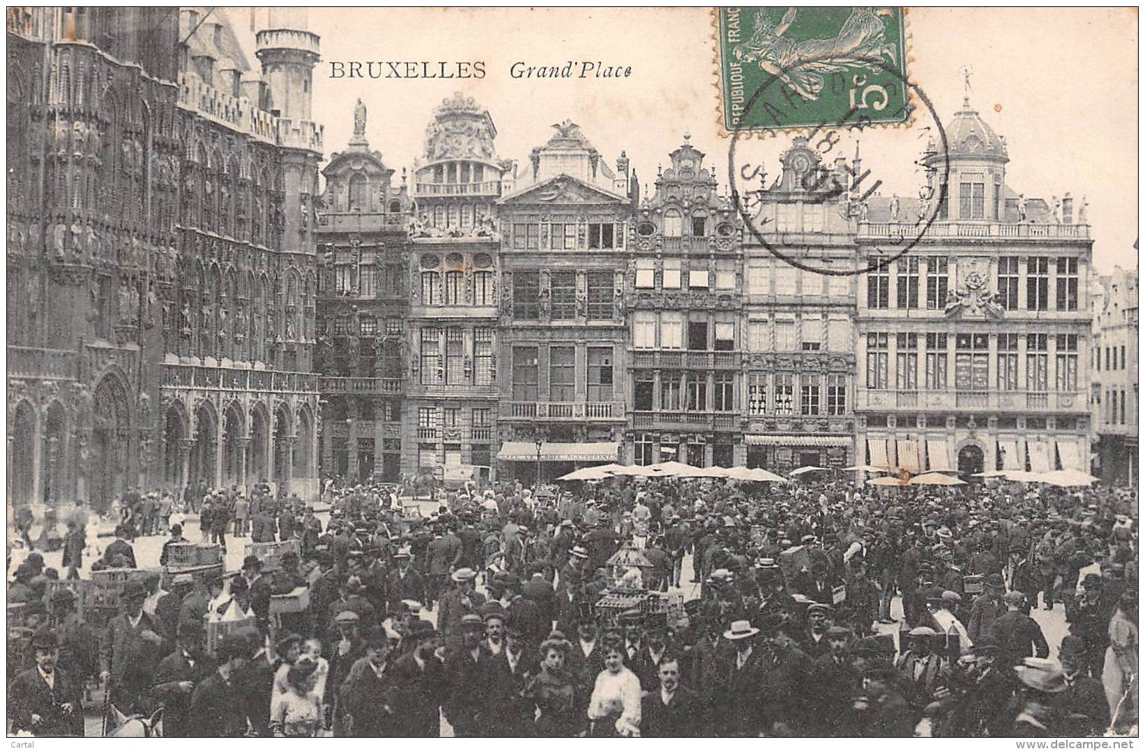 BRUXELLES - Grand'Place - Marktpleinen, Pleinen