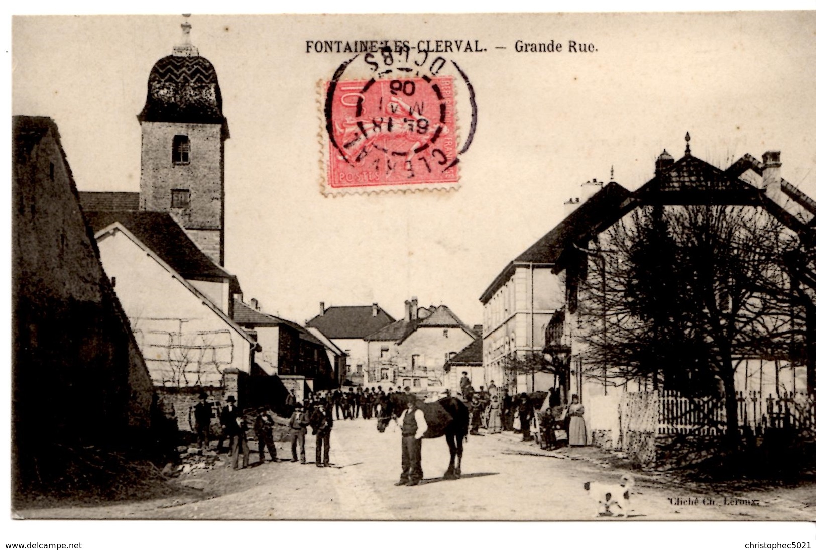 Fontaine Les Clerval - Grande Rue - Other & Unclassified