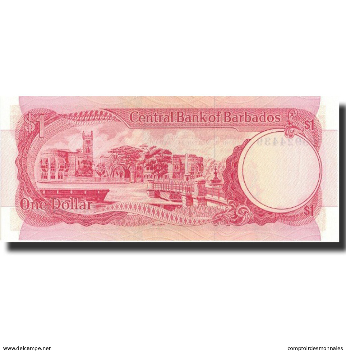 Billet, Barbados, 1 Dollar, Undated (1973), Undated, KM:29a, NEUF - Barbados (Barbuda)