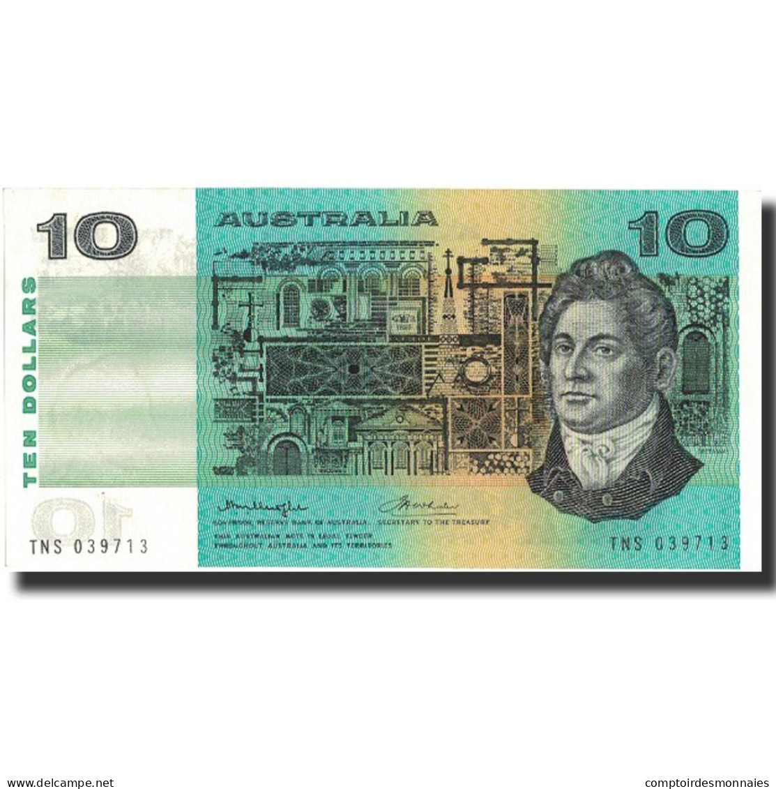 Billet, Australie, 10 Dollars, 1976, 1976, KM:45b, SPL - 1974-94 Australia Reserve Bank